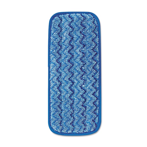 Rubbermaid Commercial 13.75 in W x 5.5 in D x 0.5 in H Wet Mop, Blue, Microfiber FGQ82000BL00 - main
